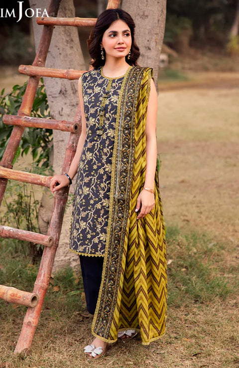 Asimjofa - Asim Jofa Lawn'25 Printed Suits Unstitched 3 Piece - Summer Collection - aubranz.com