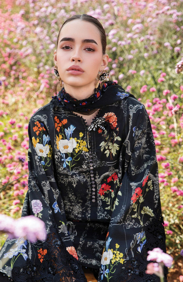 Mariab - Mprints By Maria B Embroidered Lawn Suits Unstitched 3 Piece - Summer Collection - aubranz.com