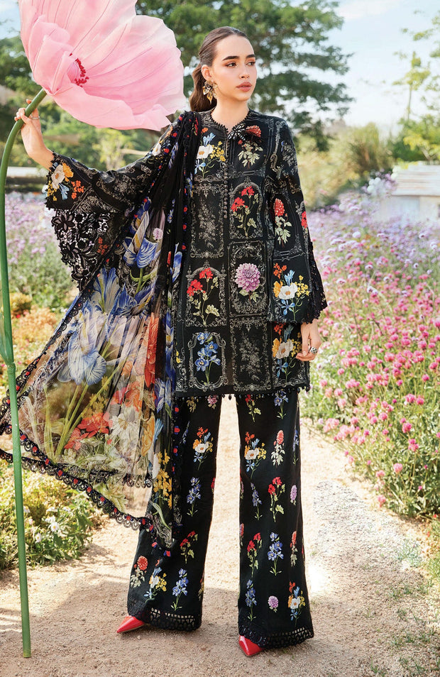 Mariab - Mprints By Maria B Embroidered Lawn Suits Unstitched 3 Piece - Summer Collection - aubranz.com