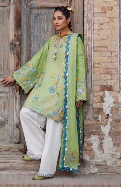 Elan - Elan Lawn'25 Embroidered Lawn Suits Unstitched 3 Piece - Summer Collection - aubranz.com