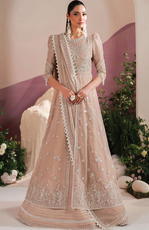 Alizehbybilal - Alizeh Reena Handcrafted Eid Edit'25 Embroidered Chiffon Suits Unstitched 3 Piece - Summer Collection - aubranz.com