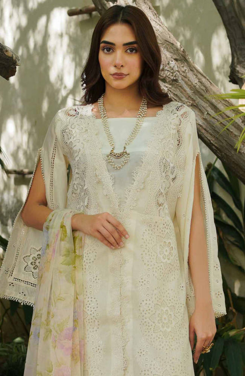 Manara - Manara Luxury Lawn'24 By Manara Lawn Suit Unstitched 3 Piece Summer Collection - aubranz.com