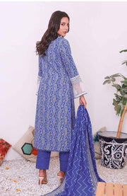 Abtextiles - Meerub Ikat Wrinkle Free Collection'25 By Ab Textiles Embroidered Lawn Suit Unstitched 3 Piece - Summer Collection - aubranz.com