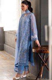 Azure - Azure Ensembles Festive Lawn'25 Embroidered Suits Unstitched 3 Piece - Summer Collection - aubranz.com