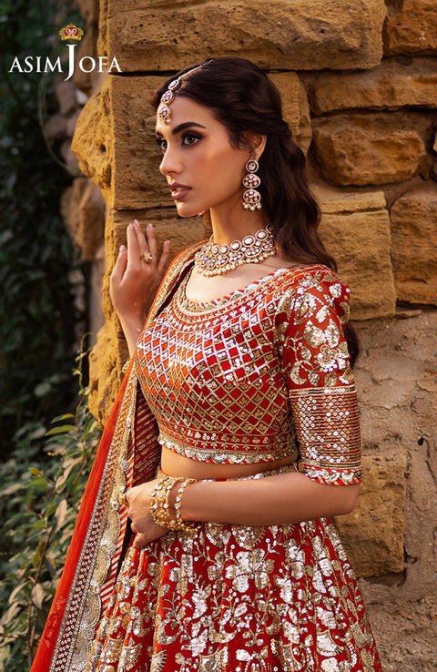 Asimjofa - Bekhudi by Asim Jofa Embroidered Suit Unstitched 3 Piece - Formal Collection - aubranz.com
