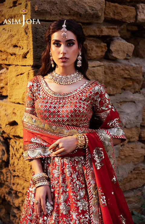 Asimjofa - Bekhudi by Asim Jofa Embroidered Suit Unstitched 3 Piece - Formal Collection - aubranz.com