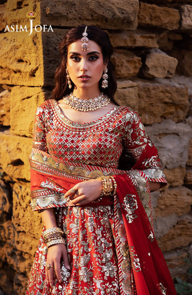 Asimjofa - Bekhudi by Asim Jofa Embroidered Suit Unstitched 3 Piece - Formal Collection - aubranz.com