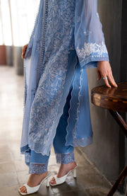 Azure - Azure Ensembles Festive Lawn'25 Embroidered Suits Unstitched 3 Piece - Summer Collection - aubranz.com