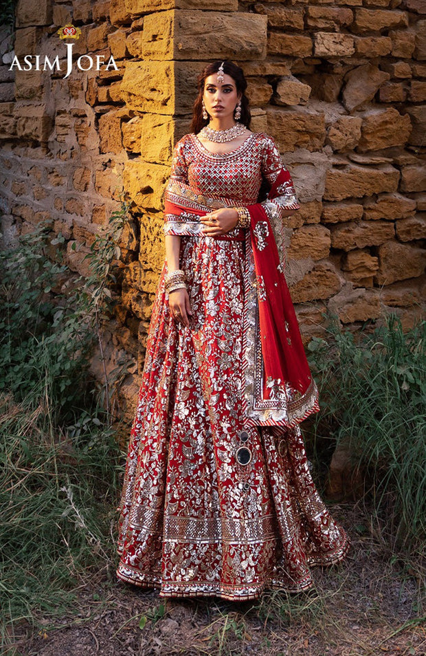 Asimjofa - Bekhudi by Asim Jofa Embroidered Suit Unstitched 3 Piece - Formal Collection - aubranz.com