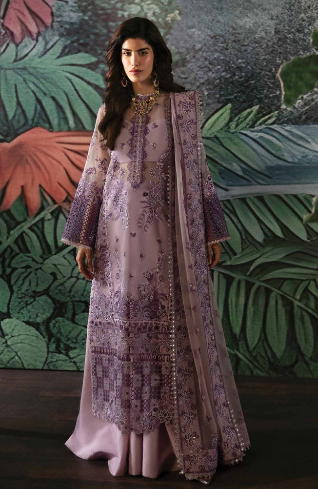 Afrozeh - La Fuchsia Festive'24 By Afrozeh Unstitched 3 Piece Festive Collection - aubranz.com