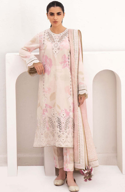 Jazmin - Delia By Jazmin Embroidered Lawn Suits'24 Unstitched 3 Piece Summer Collection - aubranz.com