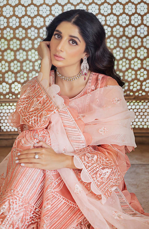 Zainabchottani - Tahra by Zainab Chottani Embroidered Formal Suit Unstitched 3 Piece Formal Collection - aubranz.com