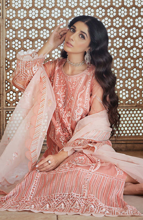 Zainabchottani - Tahra by Zainab Chottani Embroidered Formal Suit Unstitched 3 Piece Formal Collection - aubranz.com