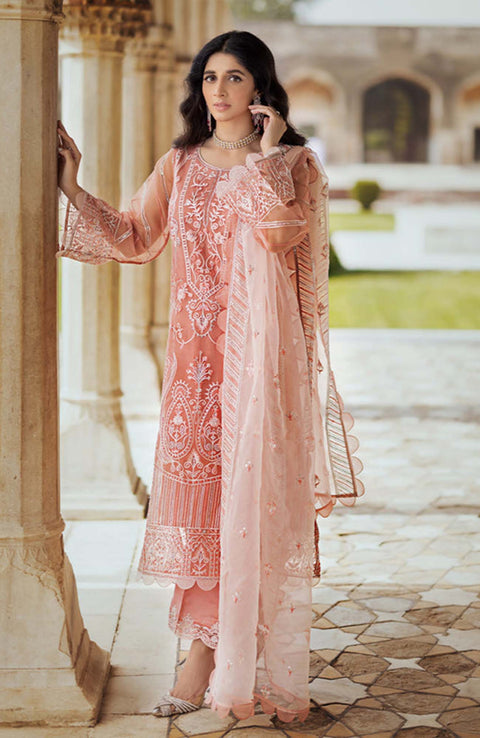Zainabchottani - Tahra by Zainab Chottani Embroidered Formal Suit Unstitched 3 Piece Formal Collection - aubranz.com