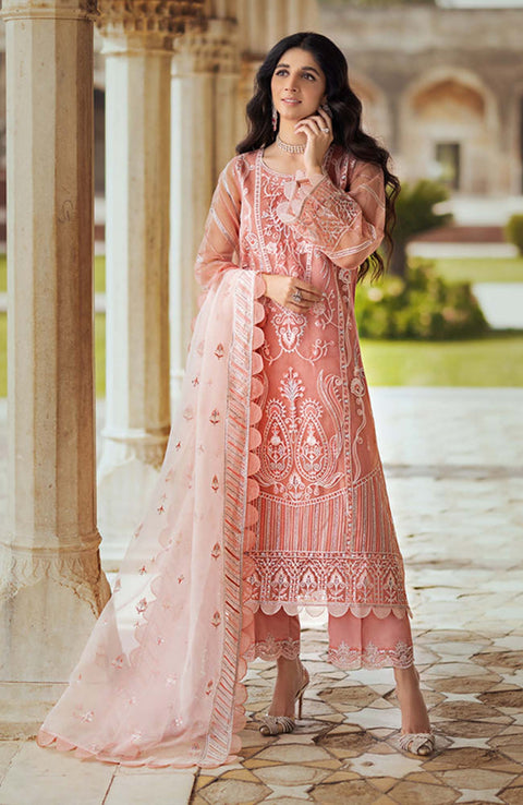Zainabchottani - Tahra by Zainab Chottani Embroidered Formal Suit Unstitched 3 Piece Formal Collection - aubranz.com