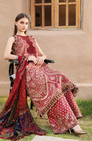 Mariab - Mprints By Maria B Embroidered Lawn Suits Unstitched 3 Piece - Summer Collection - aubranz.com