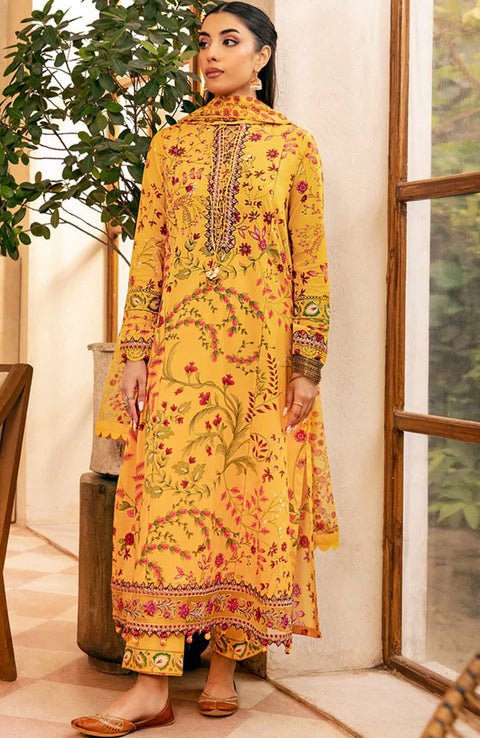 Mariab - M Basic Eid II Collection'25 Printed Lawn Suits Unstitched 3 piece - summer collection - aubranz.com