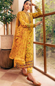 Mariab - M Basic Eid II Collection'25 Printed Lawn Suits Unstitched 3 piece - summer collection - aubranz.com