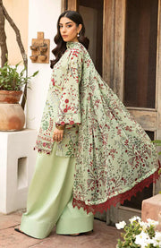 Mariab - M Basic Eid II Collection'25 Printed Lawn Suits Unstitched 3 piece - summer collection - aubranz.com