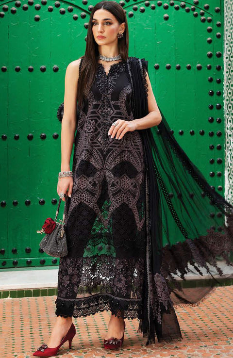 Mariab - Maria B Voyage a'Luxe x Morocco Luxury Lawn'25 Embroidered Suits Unstitched 3 Piece - Summer Collection - aubranz.com