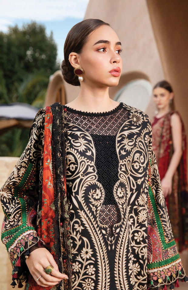 Mariab - Mprints By Maria B Embroidered Lawn Suits Unstitched 3 Piece - Summer Collection - aubranz.com