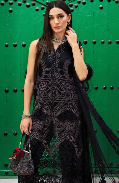 Mariab - Maria B Voyage a'Luxe x Morocco Luxury Lawn'25 Embroidered Suits Unstitched 3 Piece - Summer Collection - aubranz.com