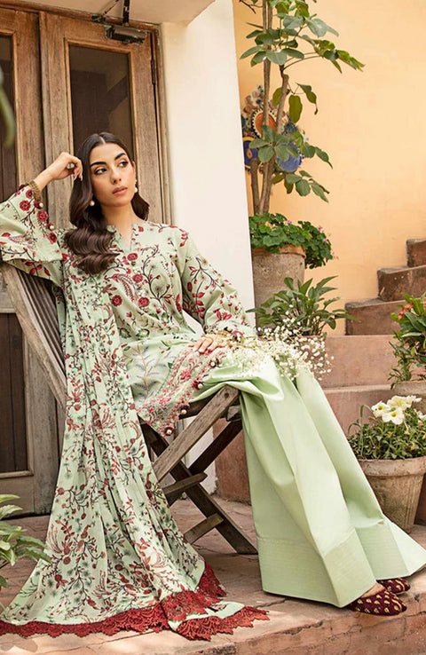 Mariab - M Basic Eid II Collection'25 Printed Lawn Suits Unstitched 3 piece - summer collection - aubranz.com