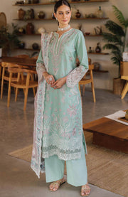 Xenia - Xenia Luxury Lawn'25 Embroidered Suits Unstitched 3 Piece - Summer Collection - aubranz.com