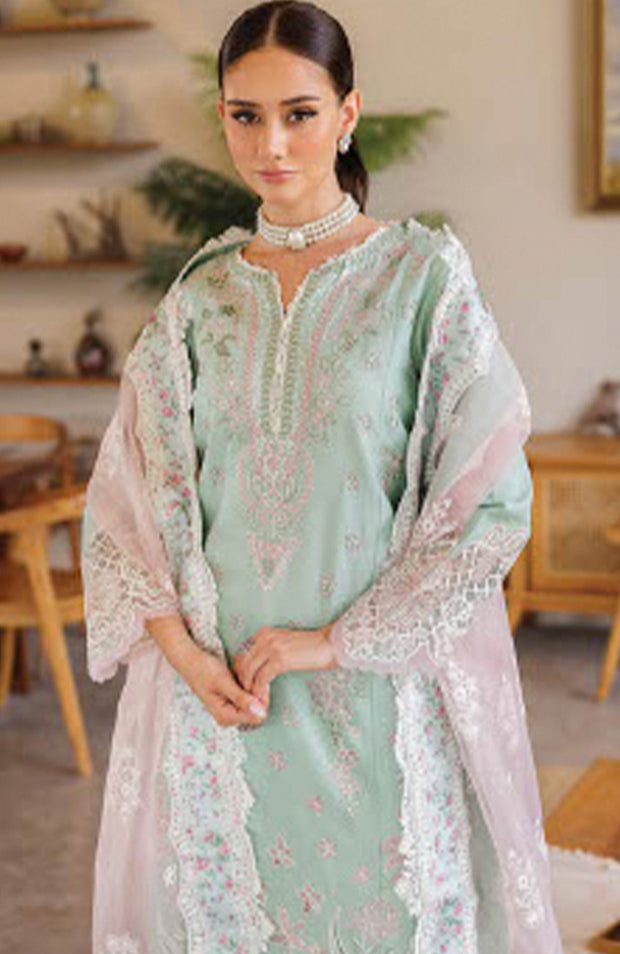 Xenia - Xenia Luxury Lawn'25 Embroidered Suits Unstitched 3 Piece - Summer Collection - aubranz.com