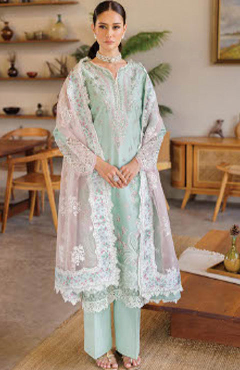 Xenia - Xenia Luxury Lawn'25 Embroidered Suits Unstitched 3 Piece - Summer Collection - aubranz.com