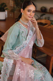 Xenia - Xenia Luxury Lawn'25 Embroidered Suits Unstitched 3 Piece - Summer Collection - aubranz.com