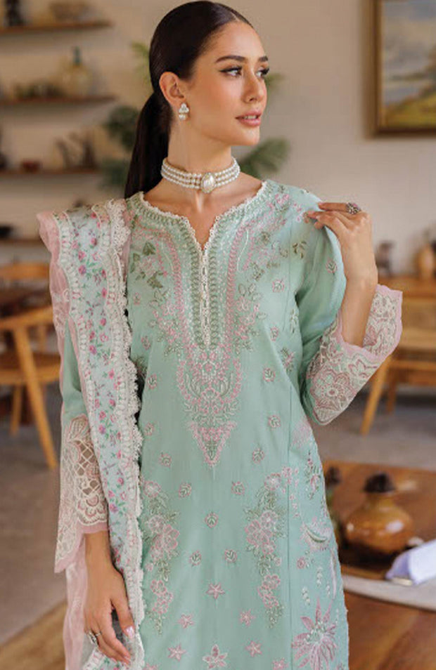 Xenia - Xenia Luxury Lawn'25 Embroidered Suits Unstitched 3 Piece - Summer Collection - aubranz.com