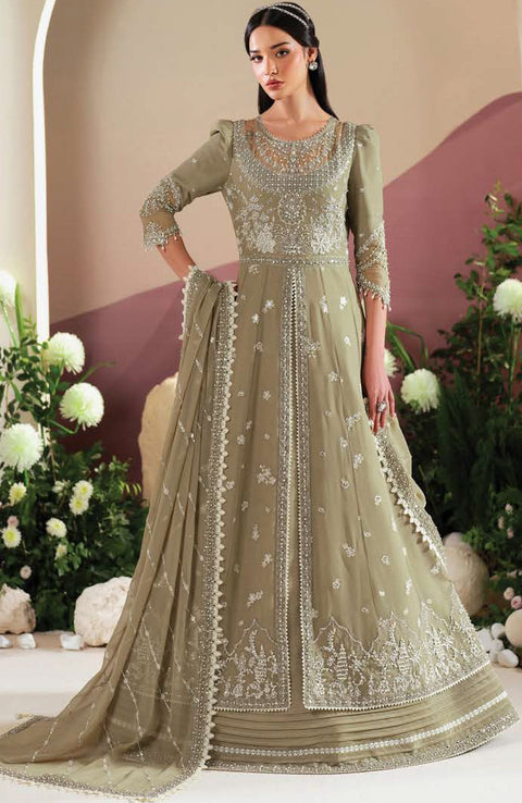Alizehbybilal - Alizeh Reena Handcrafted Eid Edit'25 Embroidered Chiffon Suits Unstitched 3 Piece - Summer Collection - aubranz.com