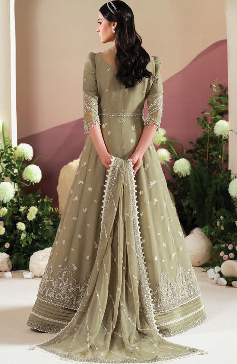Alizehbybilal - Alizeh Reena Handcrafted Eid Edit'25 Embroidered Chiffon Suits Unstitched 3 Piece - Summer Collection - aubranz.com
