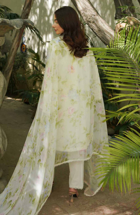 Manara - Manara Luxury Lawn'24 By Manara Lawn Suit Unstitched 3 Piece Summer Collection - aubranz.com
