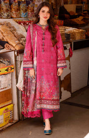 Arabic Lawn Collection 2024 by Asim Jofa Unstitched Three Piece Suit SKU#45