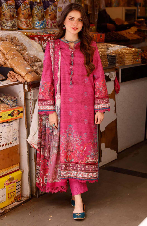 Arabic Lawn Collection 2024 by Asim Jofa Unstitched Three Piece Suit SKU#45