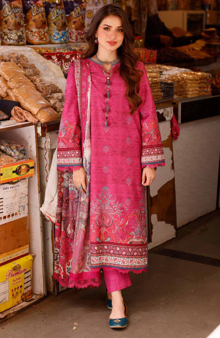 Arabic Lawn Collection 2024 by Asim Jofa Unstitched Three Piece Suit SKU#45