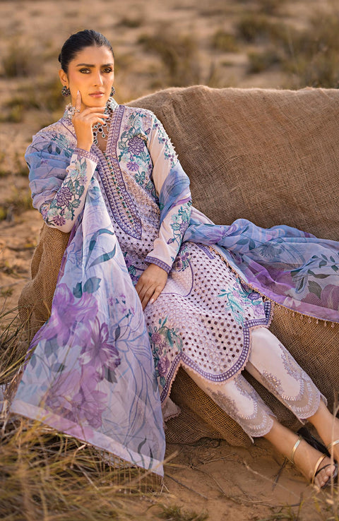 Alzohaib - Mahiymaan Luxury Lawn'24 By Al-Zohaib - aubranz.com