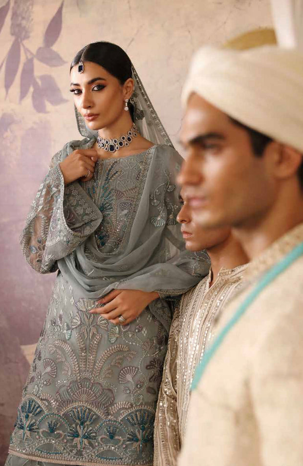 Flossie - Mehak Formals'24 By Flossia Unstitched 3 Piece Wedding formal Collection - aubranz.com