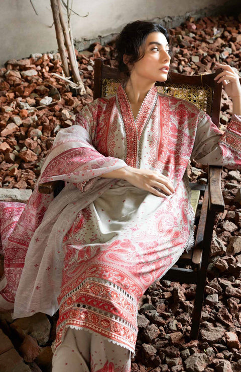 Sobia_Nazir - FALL EDIT COLLECTION'24 BY SOBIA NAZIR 3 PIECE UNSTITCHED WINTER - aubranz.com