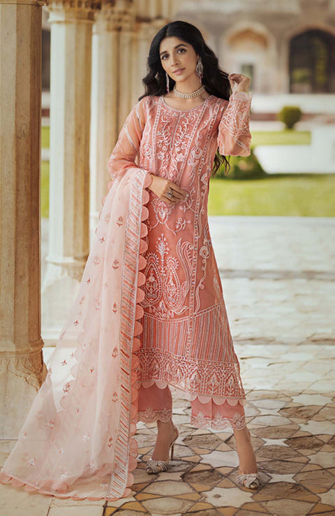 Zainabchottani - Tahra by Zainab Chottani Embroidered Formal Suit Unstitched 3 Piece Formal Collection - aubranz.com