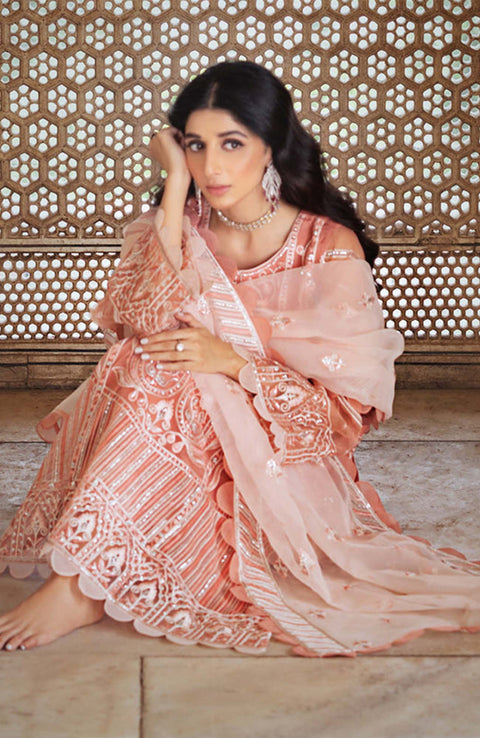 Zainabchottani - Tahra by Zainab Chottani Embroidered Formal Suit Unstitched 3 Piece Formal Collection - aubranz.com