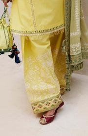 Zara_Shahjahan - Lawn Unstitched'24 By Zara Shahjahan Embroidered Lawn Suit Unstitched 3 Piece LUZS24L 1A - Summer Collection - aubranz.com