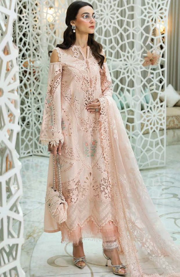 Mariab - Maria B Voyage a'Luxe x Morocco Luxury Lawn'25 Embroidered Suits Unstitched 3 Piece - Summer Collection - aubranz.com