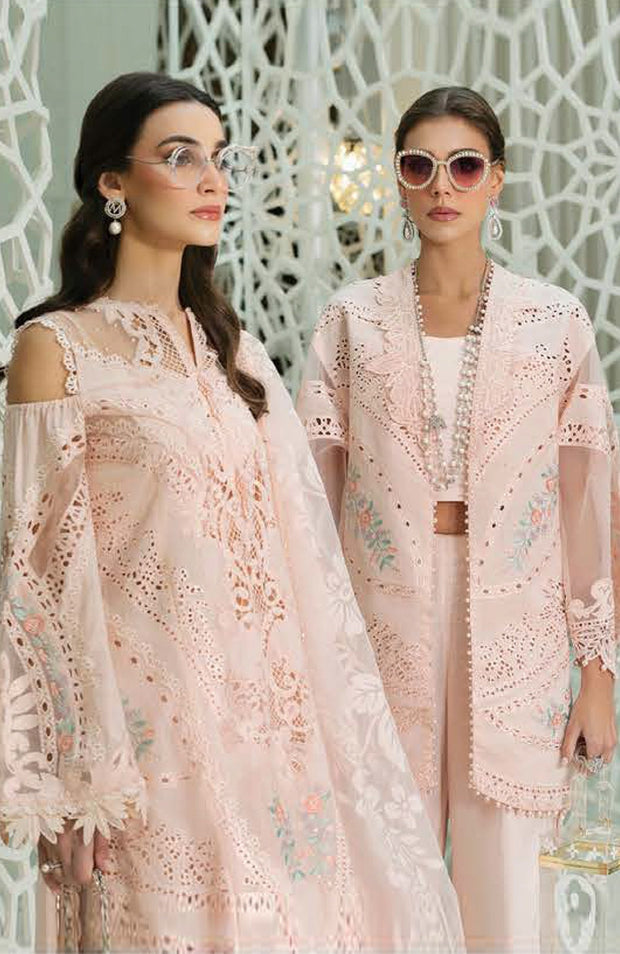 Mariab - Maria B Voyage a'Luxe x Morocco Luxury Lawn'25 Embroidered Suits Unstitched 3 Piece - Summer Collection - aubranz.com