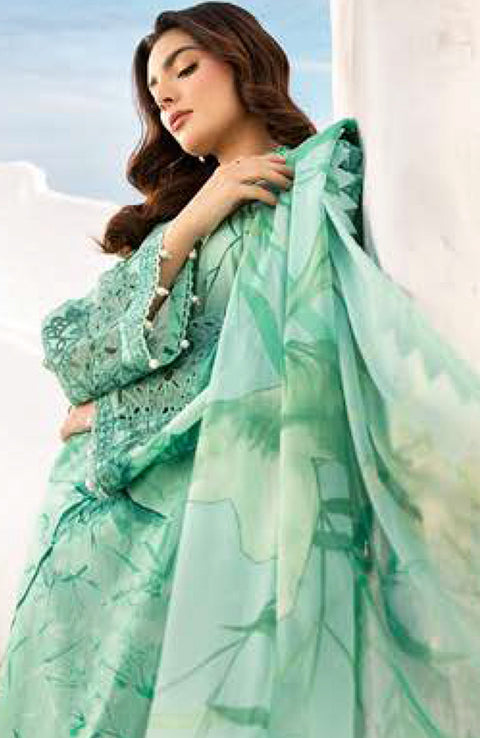 Mariab - Maria B M Basic Vol-1 Printed Lawn Suits Unstitched 3 Piece - Summer Collection - aubranz.com
