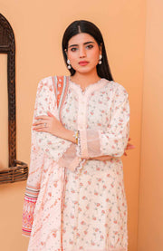 Abtextiles - Meerub Ikat Vol 2 Wrinkle Free Collection'25 By Ab Textile Embroidered Lawn Suit Unstitched 3 Piece - Summer Collection - aubranz.com