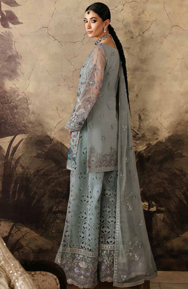 Flossie - Mehak Formals'24 By Flossia Unstitched 3 Piece Wedding formal Collection - aubranz.com