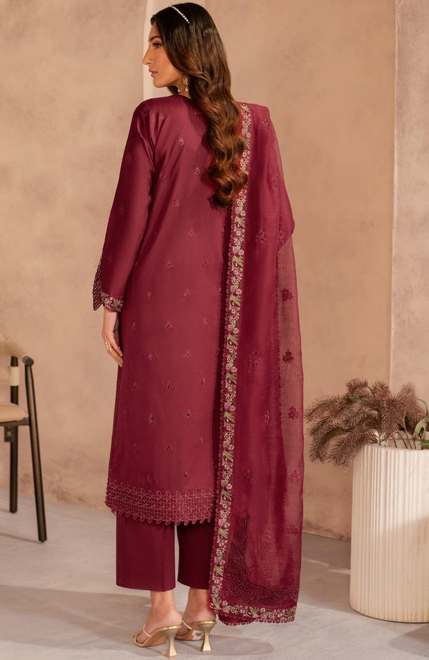 Zarif - Zarif Lawn'25 Embroidered Suits Unstitched 3 Piece - Summer Collection - aubranz.com